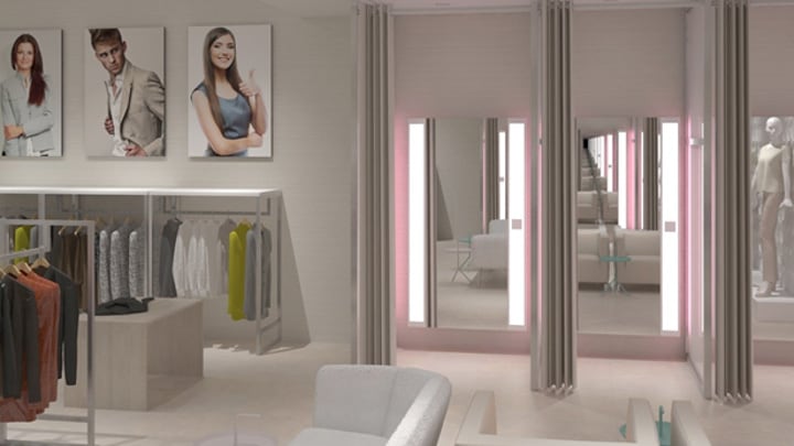 Best lighting for fitting rooms