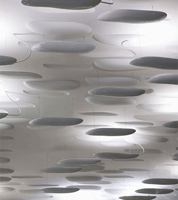A closer look of the ceiling  