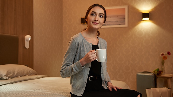 Éclairage des hôtels : RoomFlex de Philips Lighting peut coupler l’éclairage avec les cartes magnétiques des clients ainsi que celles du personnel d’entretien