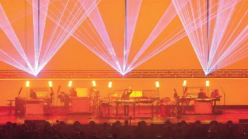 Théâtre éclairé par l'éclairage de spectacle Philips